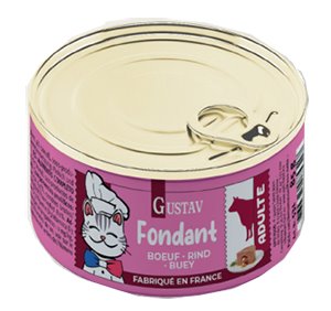CAT GUSTAV FONDANT BUEY 12 x 85 gr